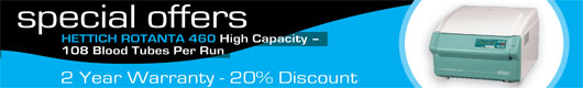 Large Benchtop Centrifuge Special Offer - Hettich Rotanta 460 20% Discount