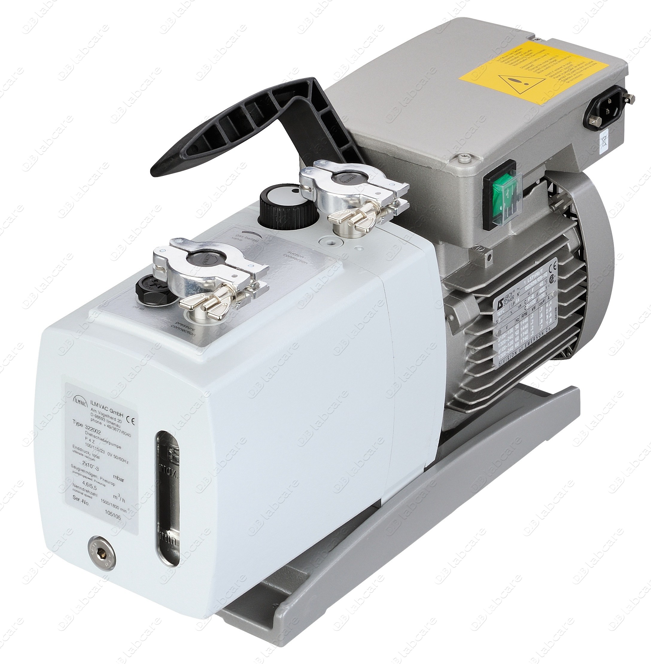 Ilmvac P6Z, two stage rotary vane pump Rotary Vane Pumps Vacuum
