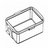 Metal bucket for rotor A4620