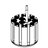Adaptor for 13 x 17mm x 70-125mm tubes