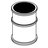 Adaptor for 1 x 65mm x 115mm tube
