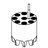Adaptor for 9 x 17mm x 120mm tubes (15ml conical)