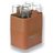 Rectangular carrier for 5x25 ml