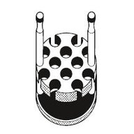 Insert for 12 tubes 12 x 75 mm - 100mm