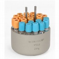Round carrier for 22 tubes 5 - 6 ml