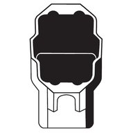 Plate carrier for buckets A4623R