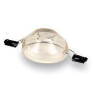 Round polysulfone sealing cap for 13650 bucket