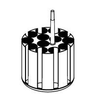 Adaptor for 13 x 17mm x 70-125mm tubes