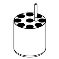 Adaptor for 9 x 17mm x 100mm tubes