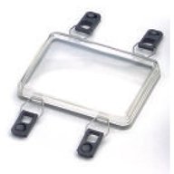 Polysulfone sealing cap, clear incl 4 clips no 17118