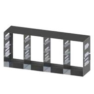 Modifiable Clip rack for Standard 2 inch or 3 inch high boxes with 5 inner door configuration