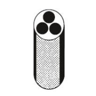 Insert for 3 tubes 12 x 100 mm