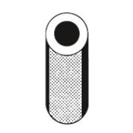 Insert for 1 x 15 ml tube 17 x 100 mm
