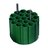 ADAPTERS (GREEN) FOR 19 x 17mm dia TUBES- min length 63mm max length 125mm