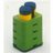 Adaptor 2 x 50 ml conical Falcon-type tube, Centri-Lab (gr./yellow)