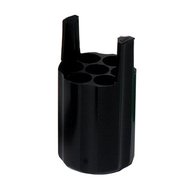 ADAPTERS - BLACK - 7 x 17mm diam FLAT BOTTOM TUBES (SET 4)