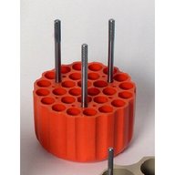 ADAPTERS (ORANGE) FOR 28 x 13mm diaTUBES- min length 48mm maxlength 125mm