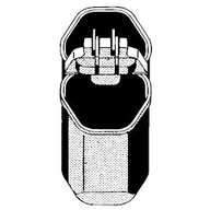 Insert for 4524 to hold 2 quadruple blood bags