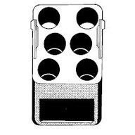 Insert for 6 tubes 34 x 100 mm