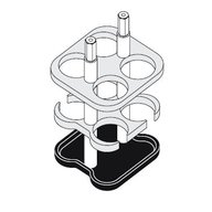 Set of 2 Adapters for 4 x 20ml Tubes