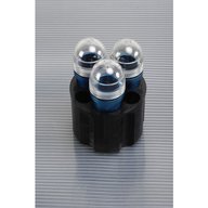 Set of 4 adapters 3 x 50 ml sealed vessels (includes vessels)