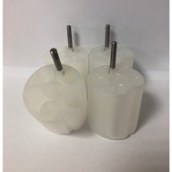 Adapters for 6 x 5-7ml VAC blood tubes (Set of 4)