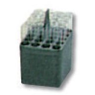 Rectangular carrier for 20 x 5 ml flat and round bottom