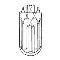 Insert for 7 tubes 14 x 100 mm