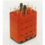 Adaptor 12 x 15 ml DIN standard tube, Centri-Lab (red)